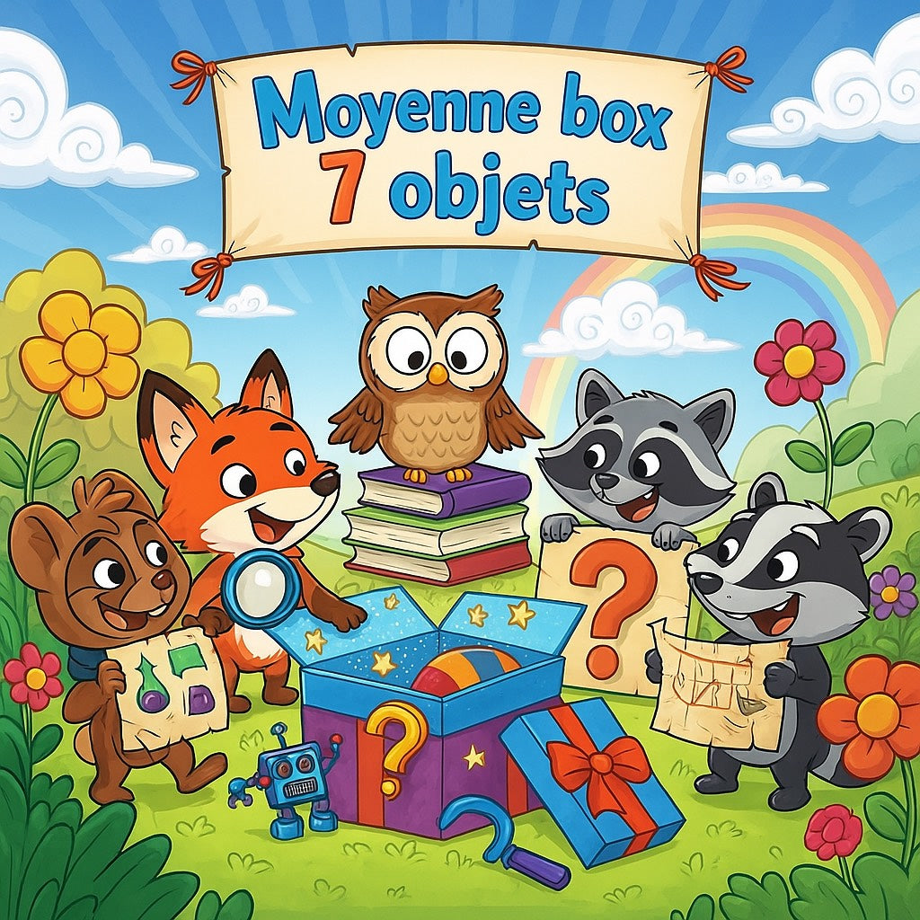 Pochette Surprise Moyenne Box Enfant Garçon 7 objets
