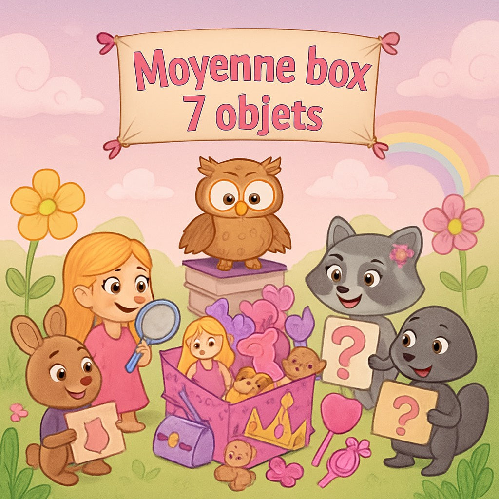 Pochette Surprise Moyenne Box Enfant Fille 7 objets