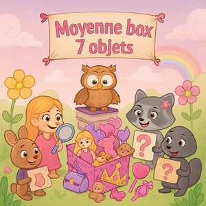 Pochette Surprise Moyenne Box Enfant Fille 7 objets