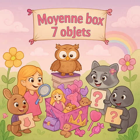Pochette Surprise Moyenne Box Enfant Fille 7 objets