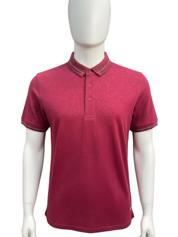 Polo Macidman Bordeaux homme