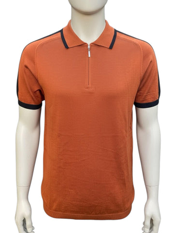 Polo Macidman Exclusive marron et noir homme