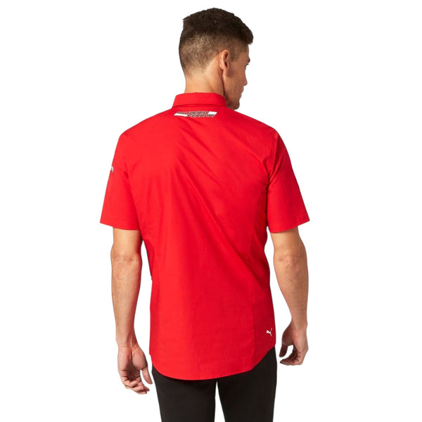 Polo chemise Ferrari Puma Écurie Ferrari rouge homme
