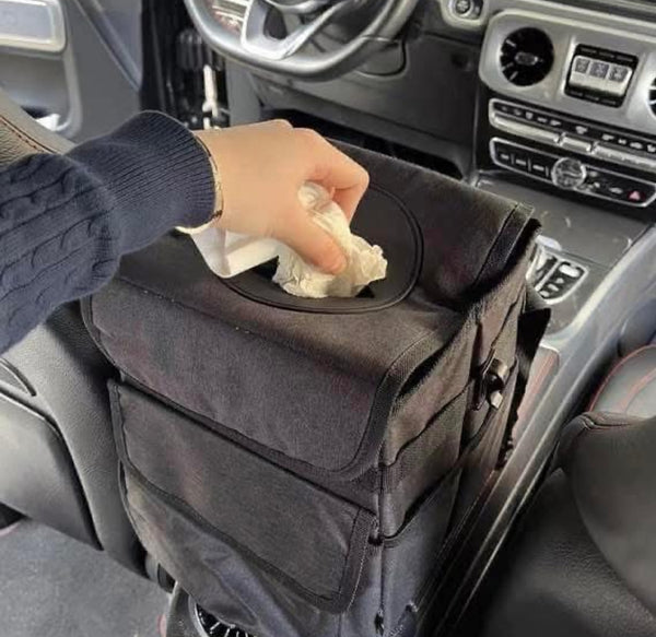 Lot de 2 Poubelles de Voiture Cintog – Auto Trash Bin 2-Pack