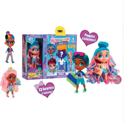 Pack De 2 Poupées Hairdorables 12 CM + 13 Surprises
