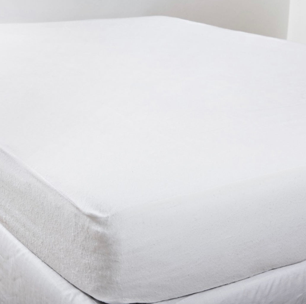 Protège-matelas 90×190 +28 cm en molleton imperméable
