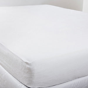 Protège-matelas 90×190 +28 cm en molleton imperméable