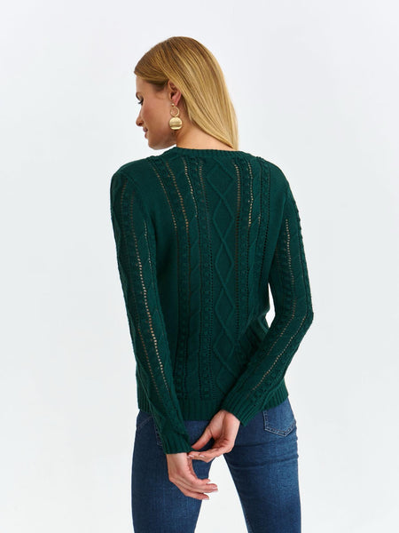 Pull Top Secret vert femme