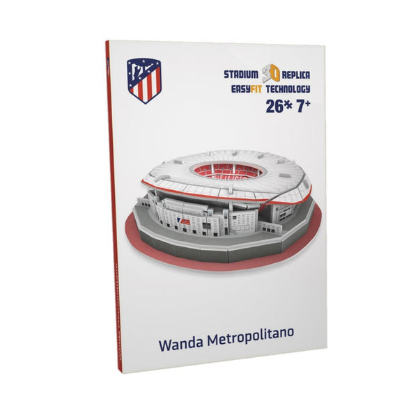 Puzzle 3D Atlético Madrid Stade Wanda Metropolitano Nanostad 26 pièces