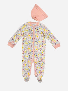 Pyjama + bonnet Little Beginnings bébé – forêt