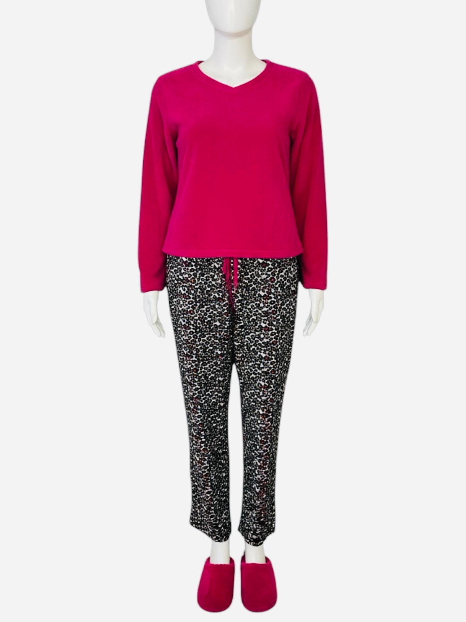 Pyjama pull + pantalon + chaussons Lovest femme