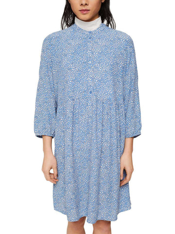 Robe Esprit bleue blanche femme