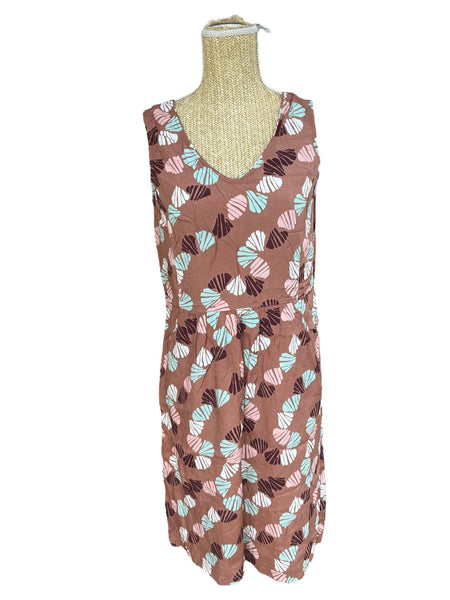 Robe Zilch Amsterdam marron motif floral femme