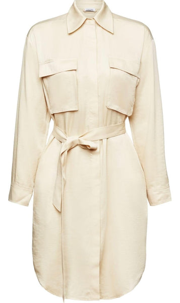 Robe ceinture Esprit beige femme