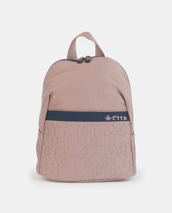 Sac à dos marron Caminatta en néoprène - 24 x 30 x 11 cm