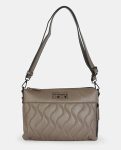 Sac bandoulière marron Caminatta- bandoulière ajustable