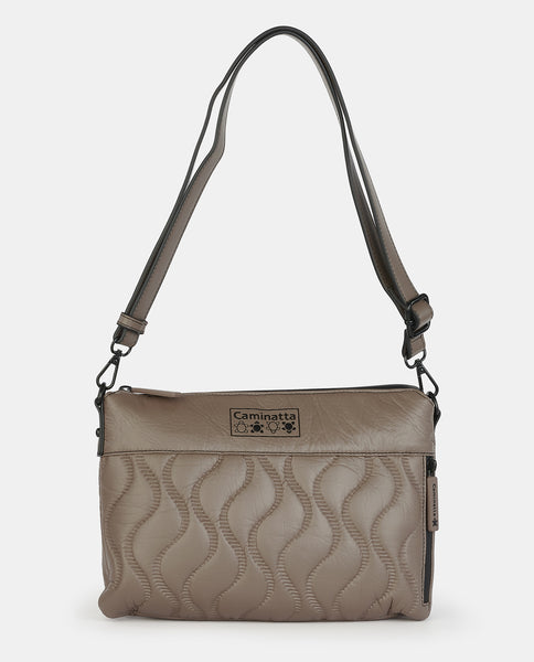 Sac bandoulière marron Caminatta- bandoulière ajustable