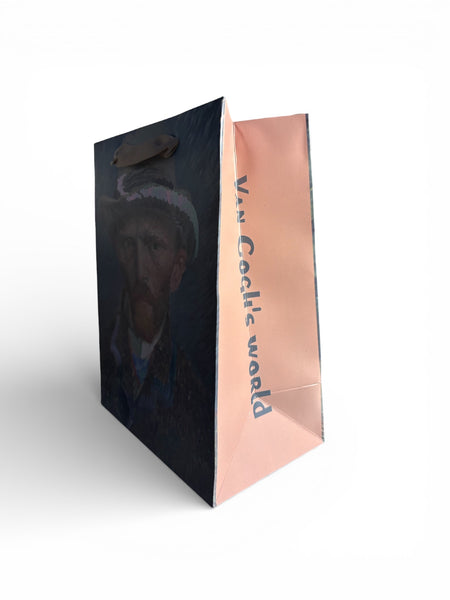 Sac cadeau Van Gogh autoportrait Mikirei 18 x 23 x 10 cm
