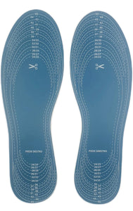 Semelle Chaussure hygiénique MD Casa à découper bleue