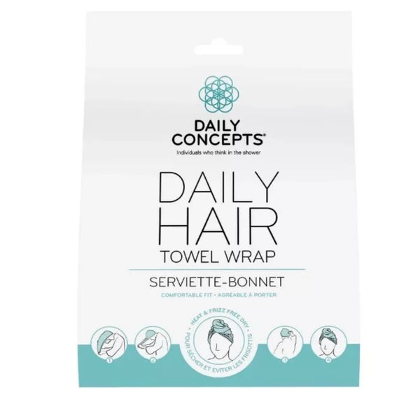 Serviette-bonnet pour cheveux – Daily Concepts
