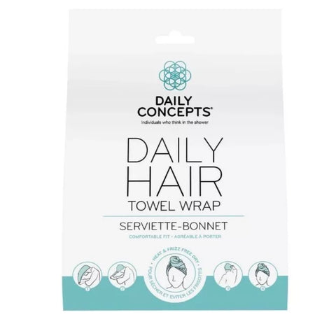 Serviette-bonnet pour cheveux – Daily Concepts