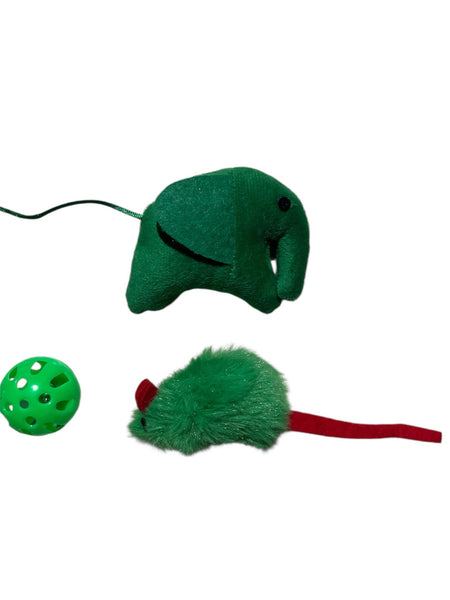 Set de Jouets pour Chat – 6 Pièces – Vert