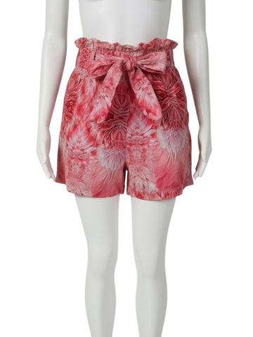 Short Last Queen motif floral rose femme