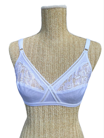 Soutien-gorge Bodywear Woman – Blanc – Tissu et dentelle