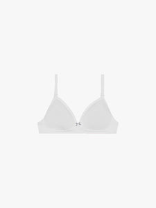 Soutien-gorge DIM blanc sans armature – Soft Cup – Coton stretch