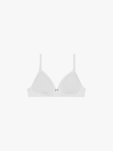 Soutien-gorge DIM blanc sans armature – Soft Cup – Coton stretch