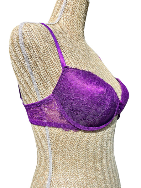 Soutien-gorge Manoukian  dentelle à coque et armature violet