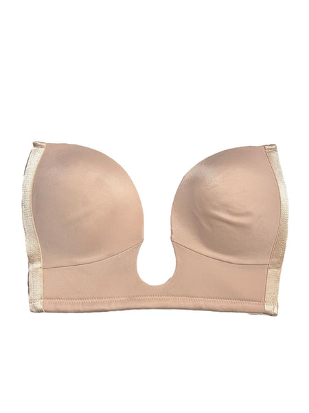 Soutien-gorge sans bretelles push-up – Beige
