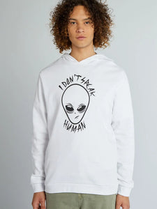 Sweat - Blanc Extraterrestre Gris Ovni Homme