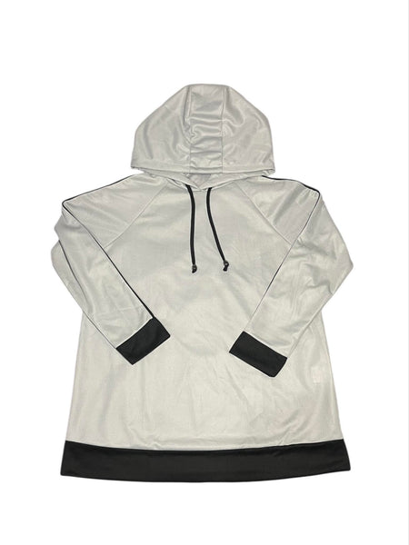 Sweat à capuche pull Tavin gris noir femme
