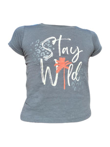 T-shirt Boboli "Stay Wild" Fille