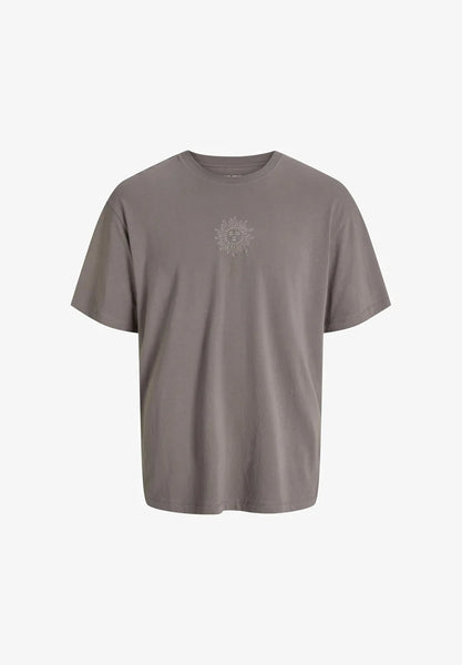 T-shirt Jack & Jones soleil gris homme