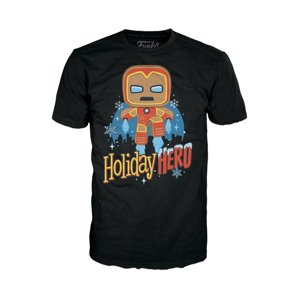 T-shirt Pop Marvel “Holiday Hero” Iron Man homme