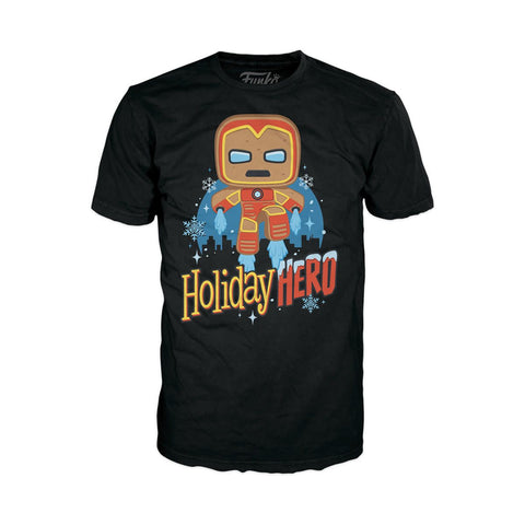T-shirt Pop Marvel “Holiday Hero” Iron Man homme