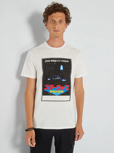 T-shirt Star-Wars Blanc