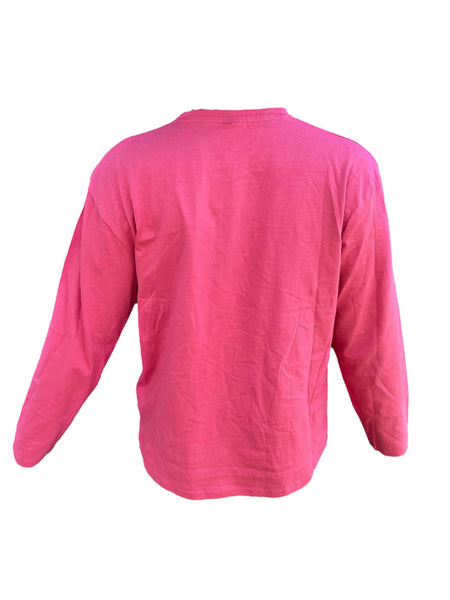 T-shirt manches longues Street Monkey rose fille "cheer"