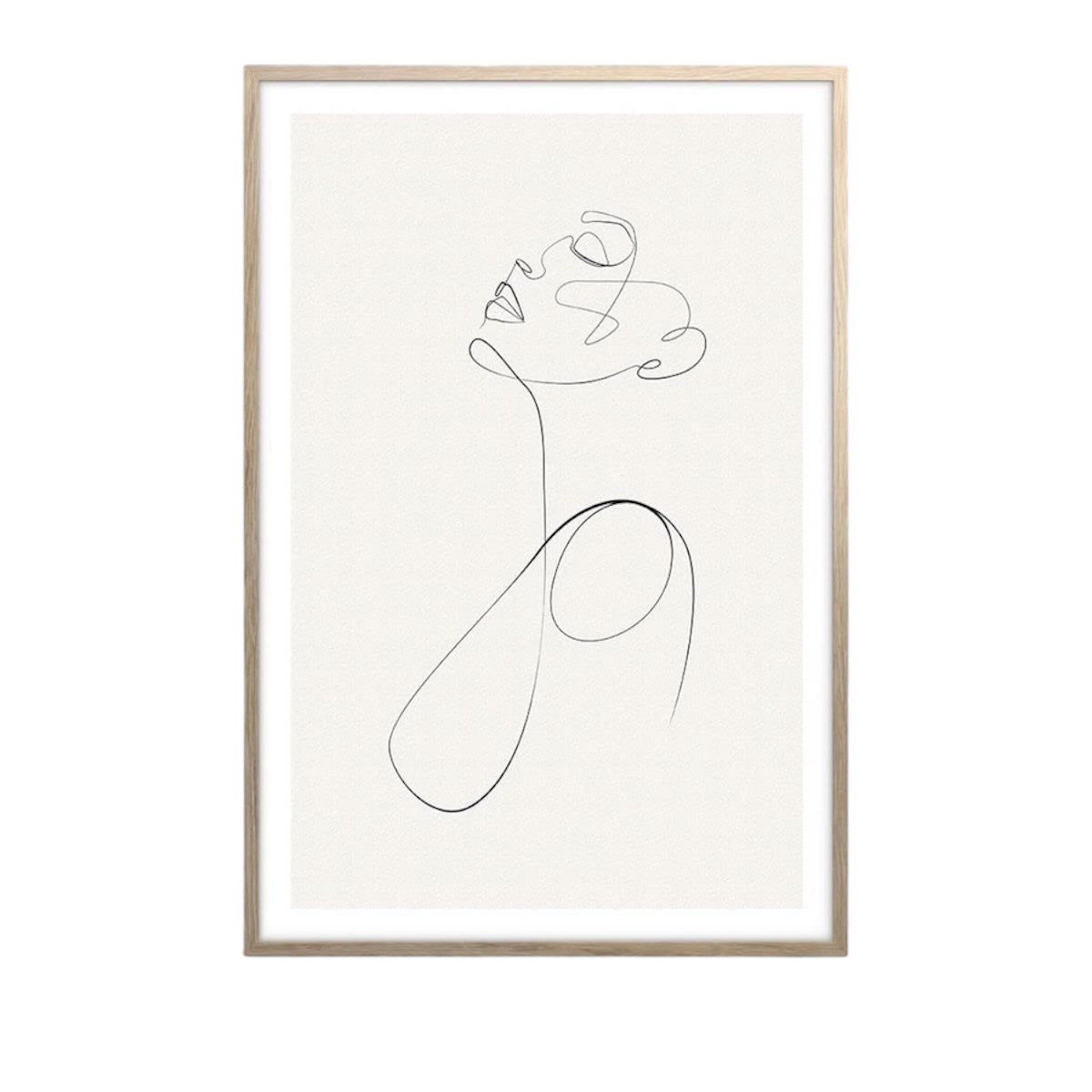 Tableau décoration art femme - 37.5 x 47.5 cm