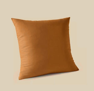Taie d’oreiller marron clair 63×63 cm – coton 57 fils – 100 % coton