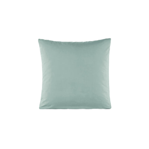Taie d’oreiller vert menthe 63×63 cm + rabat 15 cm – 57 fils/cm² – 100 % coton