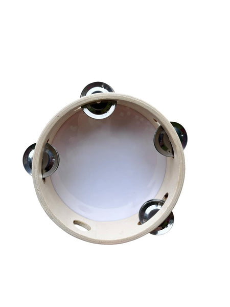 Tambourin pour enfants – motif lapin et girafe - 15 cm