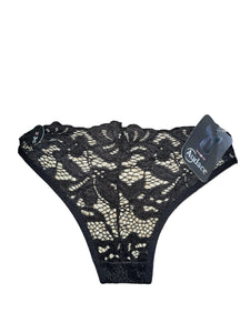 Tanga Audace en dentelle noire