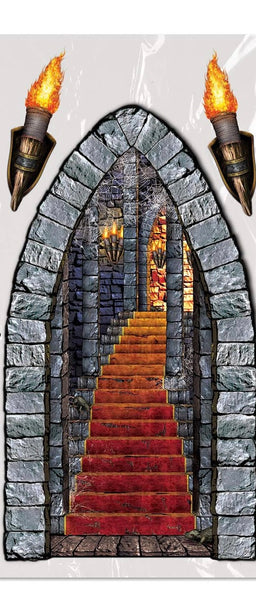 x9 Thème Insta – Beistle Stickers Escalier, Fenêtre et Torche