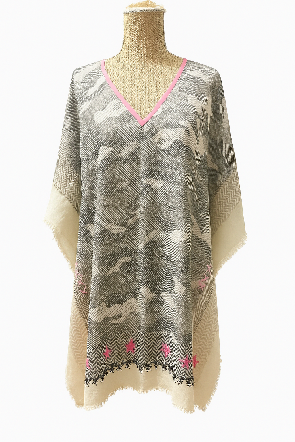 Top ample style poncho Soul Kathrine multicolore femme