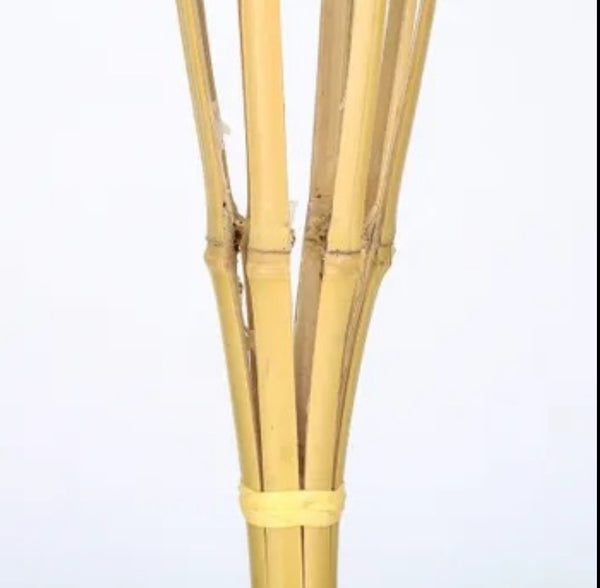 X20 Torches de jardin en bambou 120cm à l'huile décoration extérieure