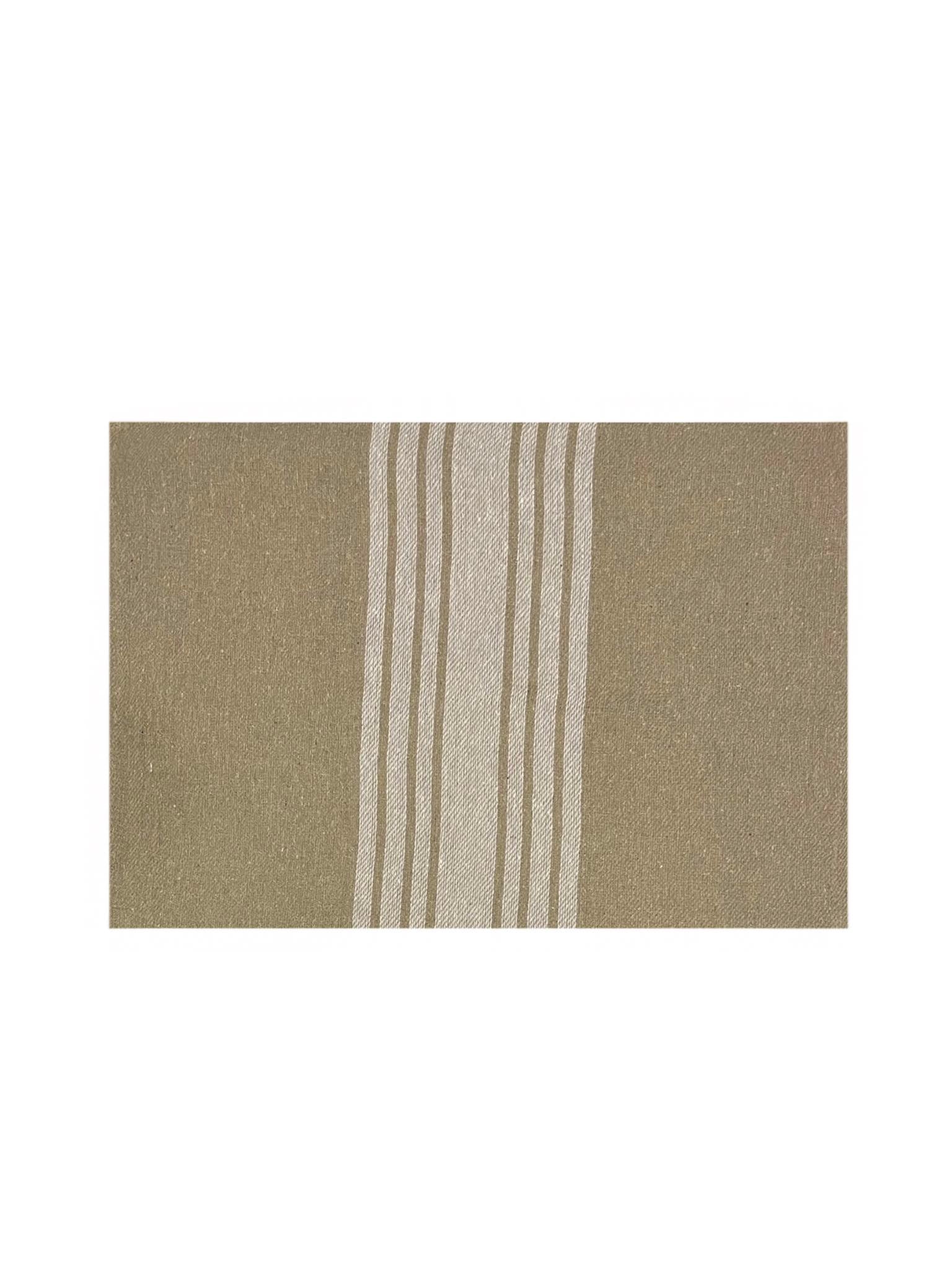 Torchon de cuisine marron et blanc – 50 x 70 cm