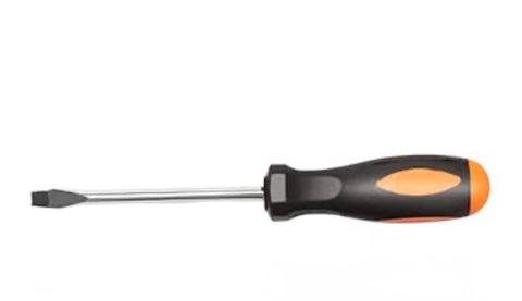 Tournevis plat orange et noir- 20 cm
